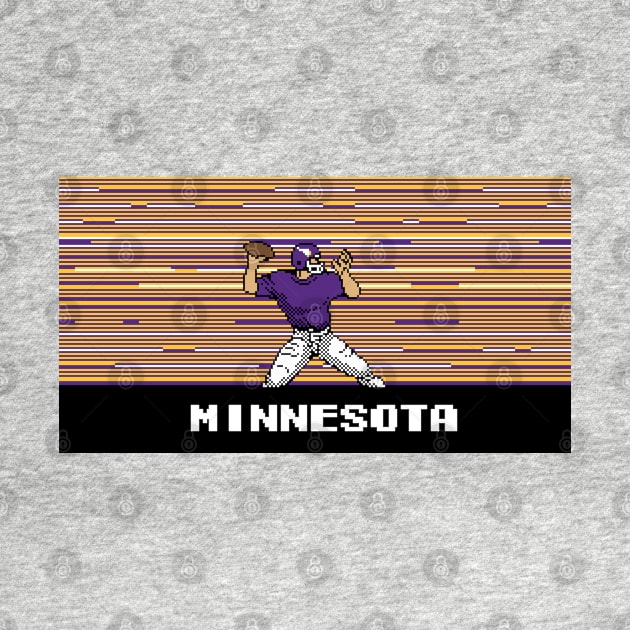 8-Bit Quarterback - Minnesota by The Pixel League